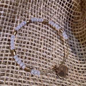 Alex and Ani Gold Beaded Bracelet